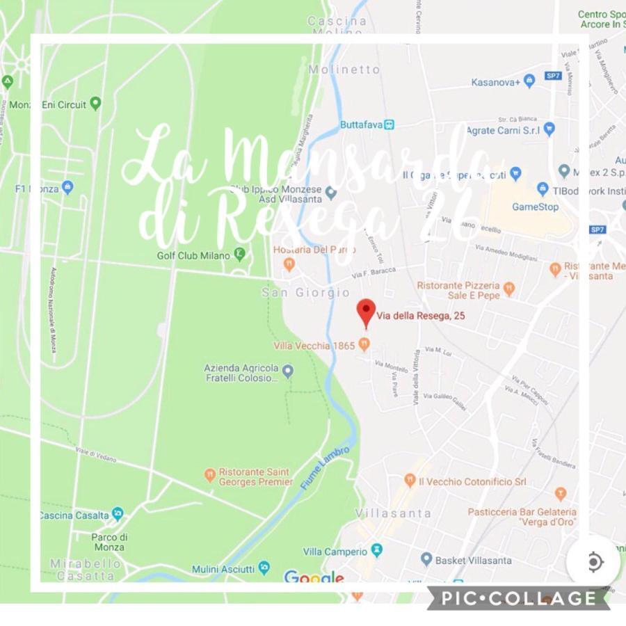 La Mansarda Di Resega 25 Lägenhet Villasanta Exteriör bild